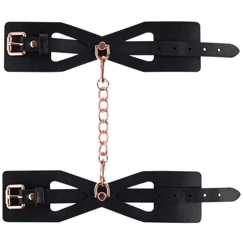 Sex & mischief - brat handcuffs - Product top view  | Flirtybay.com.au